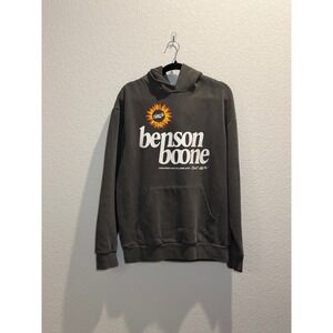 Benson Boone Unisex Tour Hoodie Washed Charcoal Small